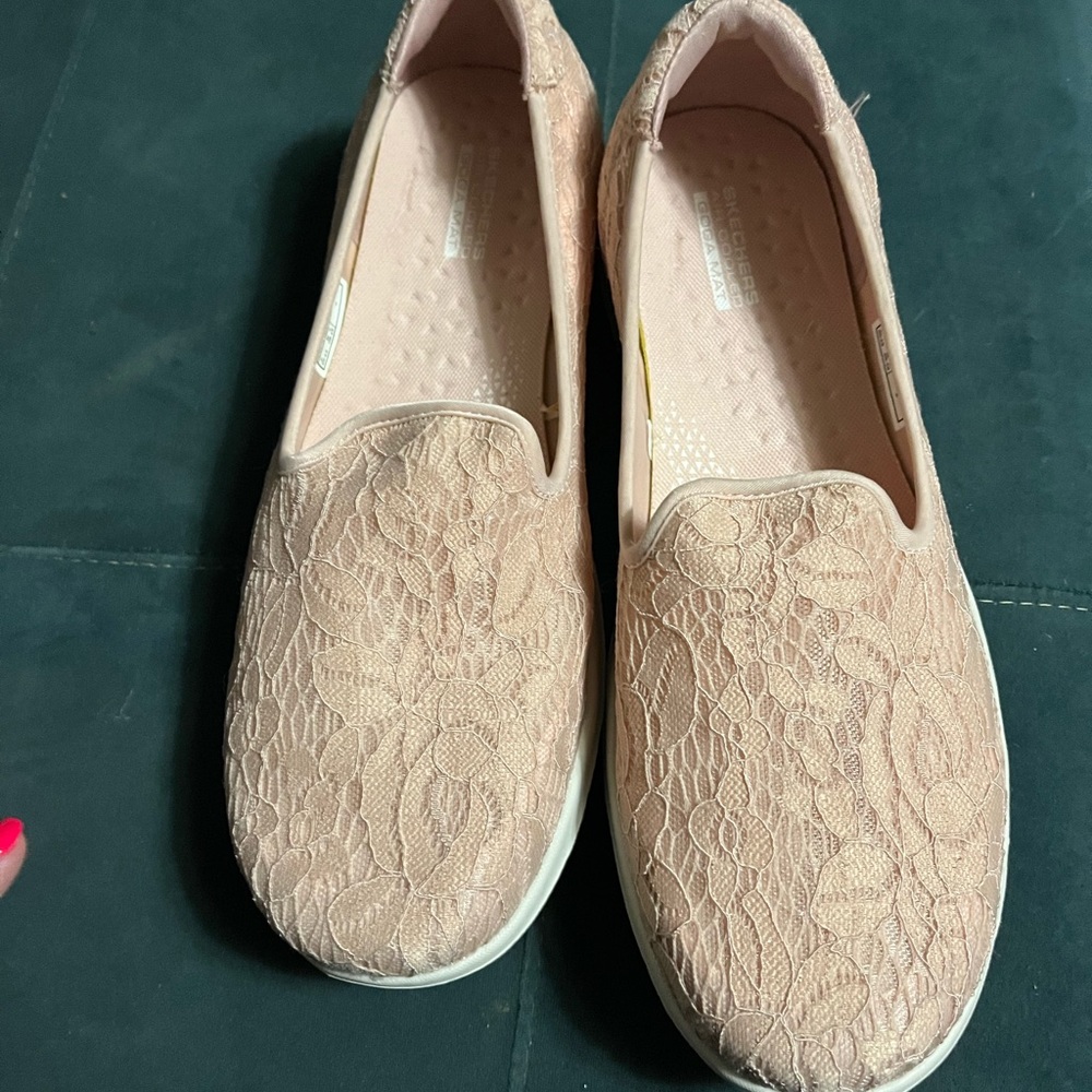 Sketchers slip ons.